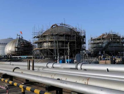 שיקום מתקני הנפט בסעודיה