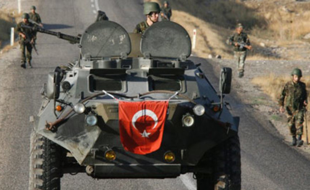 כוחות צבא טורקיה באזור הכורדי. ארכיון (צילום: רויטרס)