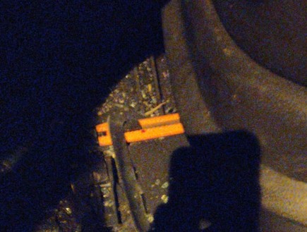 הסכין מנסיון הפיגוע ליד רמאללה (צילום: דוברות מג