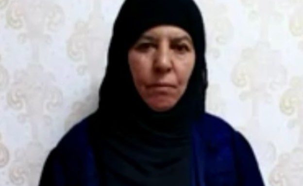 האישה החשודה כאחותו של אל-בגדאדי (צילום: רויטרס_)