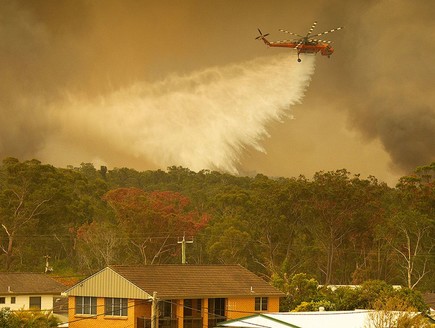 שרפות ענק באוסטרליה (צילום: sky news)
