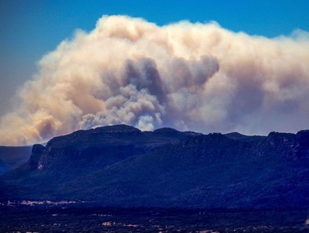 שרפות ענק באוסטרליה (צילום: SKY NEWS)