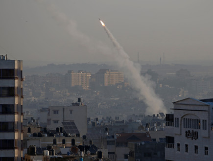 שיגורים של הג'יהאד האסלאמי מעזה לישראל (צילום: רויטרס, רויטרס_)