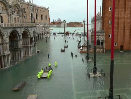 ונציה מוצפת (צילום: רויטרס_)