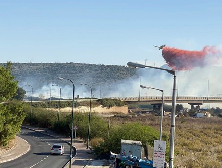 שריפה באזור חריש