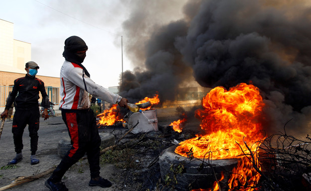 מהומות בעיראק (צילום: reuters)