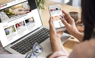 פתיחת חנות באינטרנט (צילום: shutterstock, Nadezda Barkova)