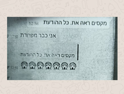 מריה טל מתכתבת עם חברתה חודשים לפני מותה (צילום: החדשות 12, החדשות12)