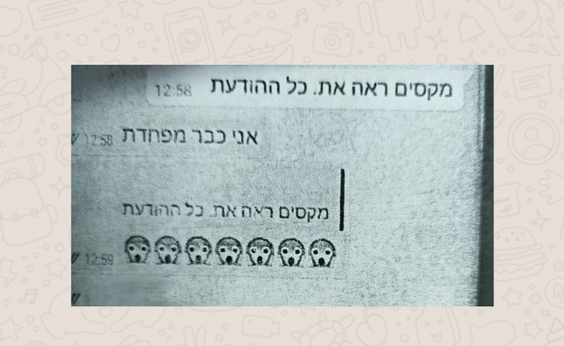 מריה טל מתכתבת עם חברתה חודשים לפני מותה (צילום: החדשות 12, החדשות12)