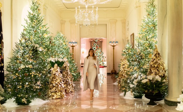 חג מולד בבית הלבן - 2 (צילום: טוויטר Melania Trump, twitter)