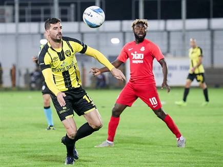 בית"ר היתה הקבוצה הטובה יותר על הדשא (צילום: דני מרון)