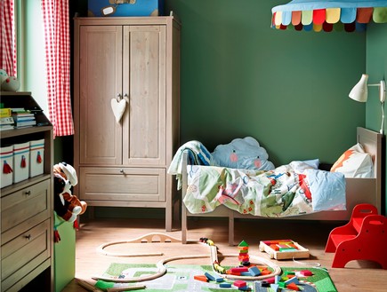 חדר ילדים 04, סגנון כפרי מעודן גם בחדר הילדים (צילום: יחצ איקאה)