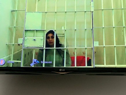 נעמה יששכר שמרצה מאסר ברוסיה‎ (צילום: החדשות12)
