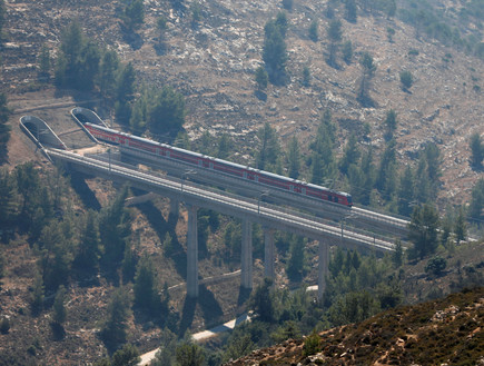 רכבת ירושלים תל אביב (צילום: reuters)