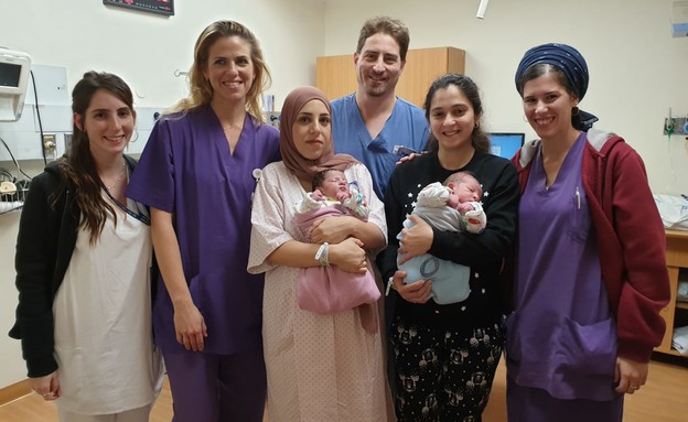 היולדות הישראליות הראשונות בשנת 2020 (צילום: דוברות בית החולים הלל יפה)
