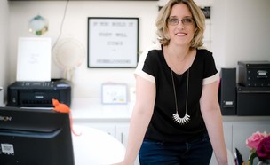 יונית צוק, הבלוגריסטית (צילום: איילת לנדאו)