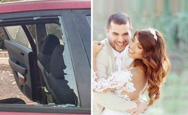 הזוג שנשדד ביום חתונתו (עיבוד: דוברות המשטרה)