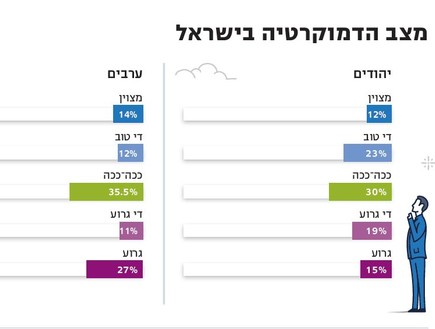 מדד הדמוקרטיה 2019 (צילום: המכון הישראלי לדמוקרטיה)