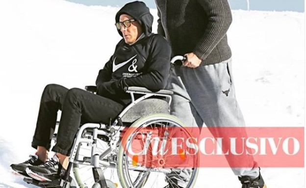 לאפו בכסא גלגלים (צילום: instagram/chimagazineit


)
