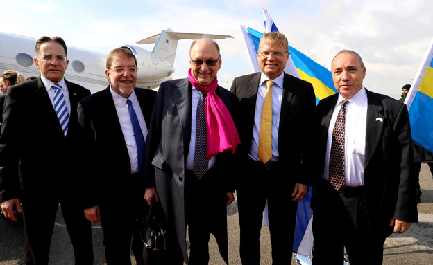 ראש, ממשלת, שוודיה, סטפן, לוון (צילום: סיון פרג', רשות שדות התעופה)