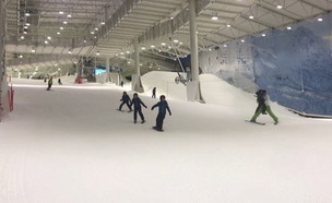 שלג מלאכותי באתרי סקי בנורבגיה (צילום: רויטרס)