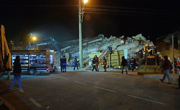 רעידת האדמה בטורקיה (צילום: skynews)