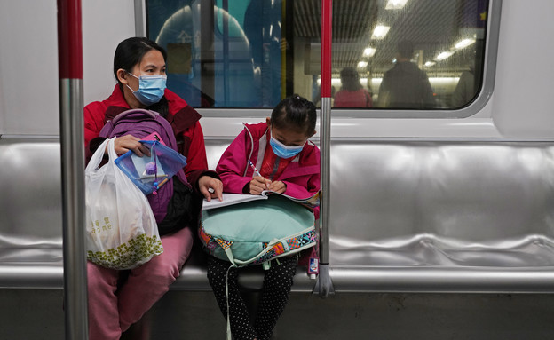 נגיף הקורונה בסין (צילום: AP)
