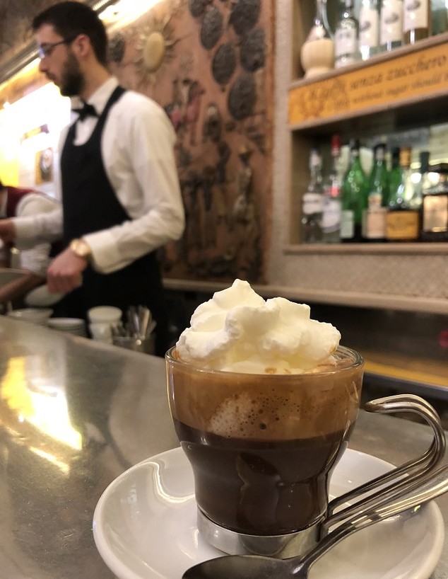 קפה סן אסטציו רומא  (צילום: ריטה גולדשטיין, mako אוכל)