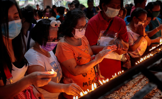 ההיערכות לנגיף הקורונה שמתפשט בפיליפינים (צילום: רויטרס)
