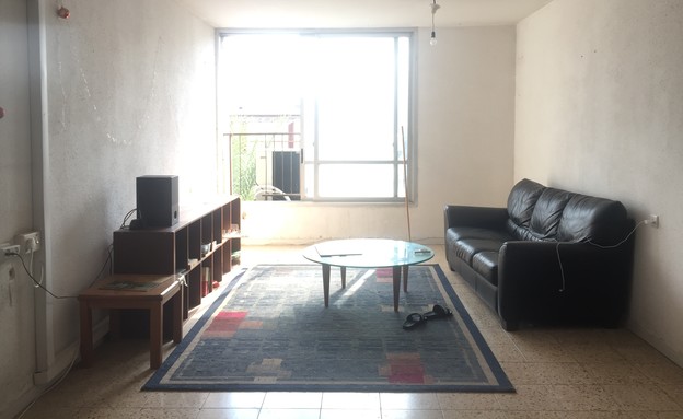 דירה בתל אביב, עיצוב שני רינג, לפני שיפוץ - 1 (צילום: שני רינג)