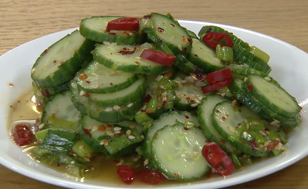 מלפפונים כבושים בסגנון קוריאני