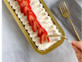 עוגת ביסקוויטים מסקרפונה ותותים (צילום: רון יוחננוב, mako אוכל)