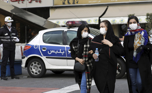 קורונה באיראן (צילום: Ebrahim Noroozi, AP)