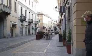 רחובות ריקים באיטליה (צילום: מתוך instagram)