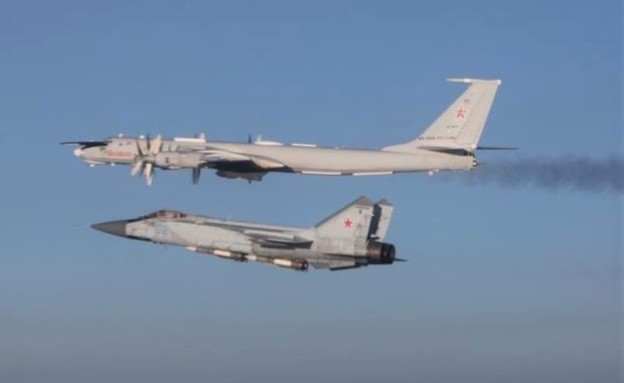 המטוסים הרוסים שיורטו (צילום: air_intel@Twitter)