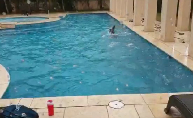 אימון שחייה בווילה