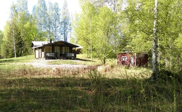 הבקתה של אמיר זהבי בפינלנד (צילום: אמיר זהבי | צילום פרטי)
