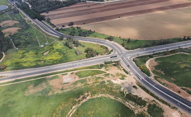 כביש 1 בזמן הסגר (צילום: דוברות המשטרה)