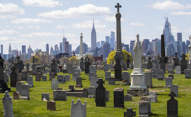 בית קברות בניו יורק (צילום: AP)