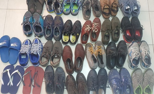 אוסף הנעליים של שמעון איפרגן (צילום: אלבום פרטי)
