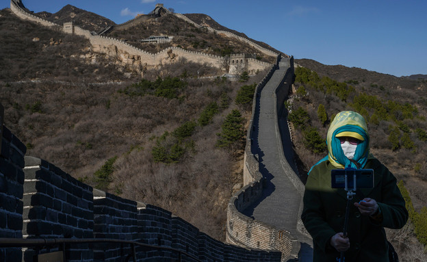 החומה הסינית (צילום: Kevin Frayer, getty images)