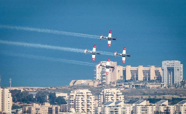 מטס יום העצמאות ה-72 (צילום: דובר צה"ל)