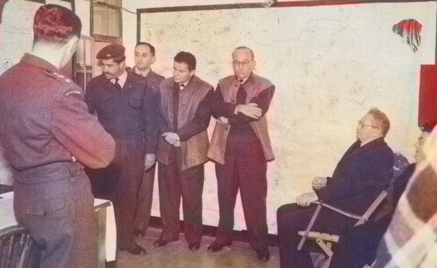 הנשיא בן צבי במפגש עם לוחמי מג"ב (צילום: באדיבות יחידת ההיסטוריה והמחקר של משמר הגבול)