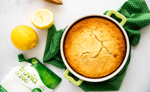 עוגת ריקוטה ולימון עם טרוביה