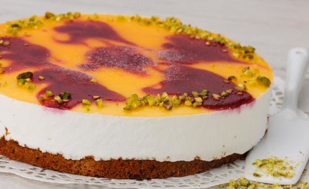 עוגת יוגורט משמש, דה לה פה (צילום: יקי אפטר, יח"צ)