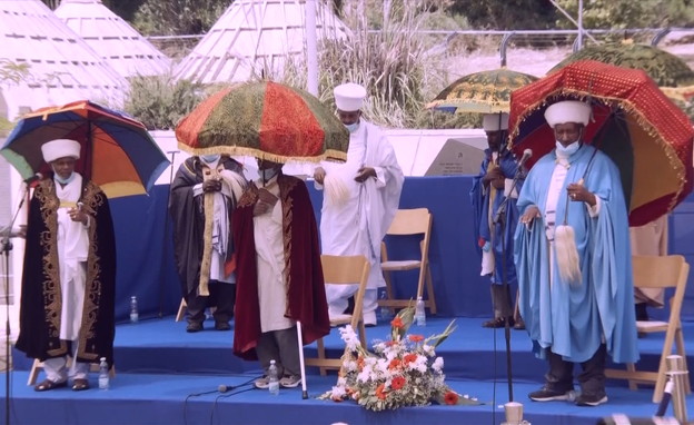 טקס לזכרם של יהודי אתיופיה שנספו בדרכם לישראל (צילום: המהד)