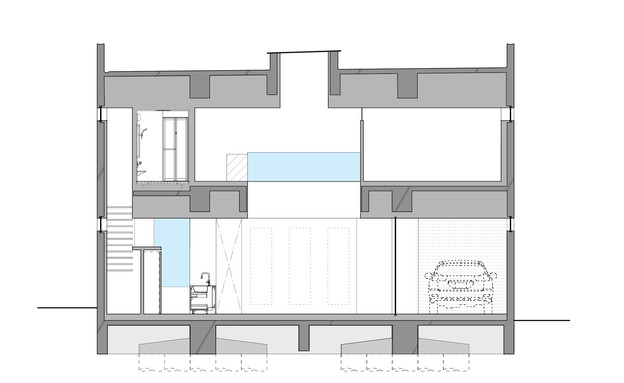 בית בטקמאצו, תוכנית אדריכלית - 1 (שרטוט: FujiwaraMuro Architects)