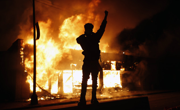 ההפגנות במיניאפוליס (צילום: ap)