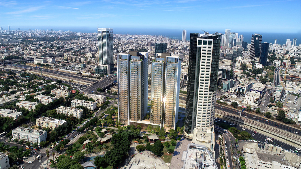 מגדלי אפרהאוס תל אביב (צילום: גינדי החזקות)