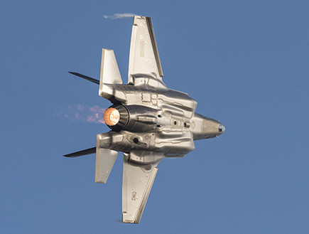 F-35 אדיר (צילום: סליה גריון, בטאון חיל האוויר)